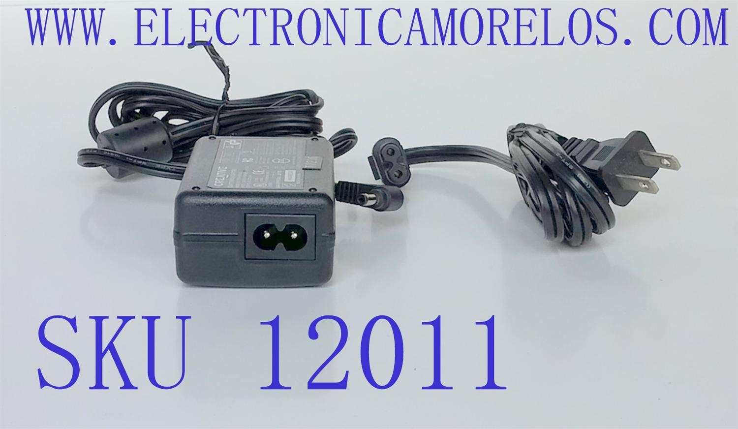 CARGADOR / ADAPTADOR  DE FUENTE DE ALIMENTACION CREATIVE / NUMERO DE PARTE TESA1-050240 / Q01728 / 3902C550 / ENTRADA VCA 100-240V ~ 50/60HZ / MAX 0.32A / SALIDA VCD 5V⎓2.4A / MODELO TESA1-050240